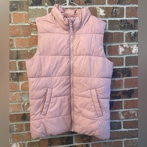 Old Navy Light Pink Puffer Vest for Kids